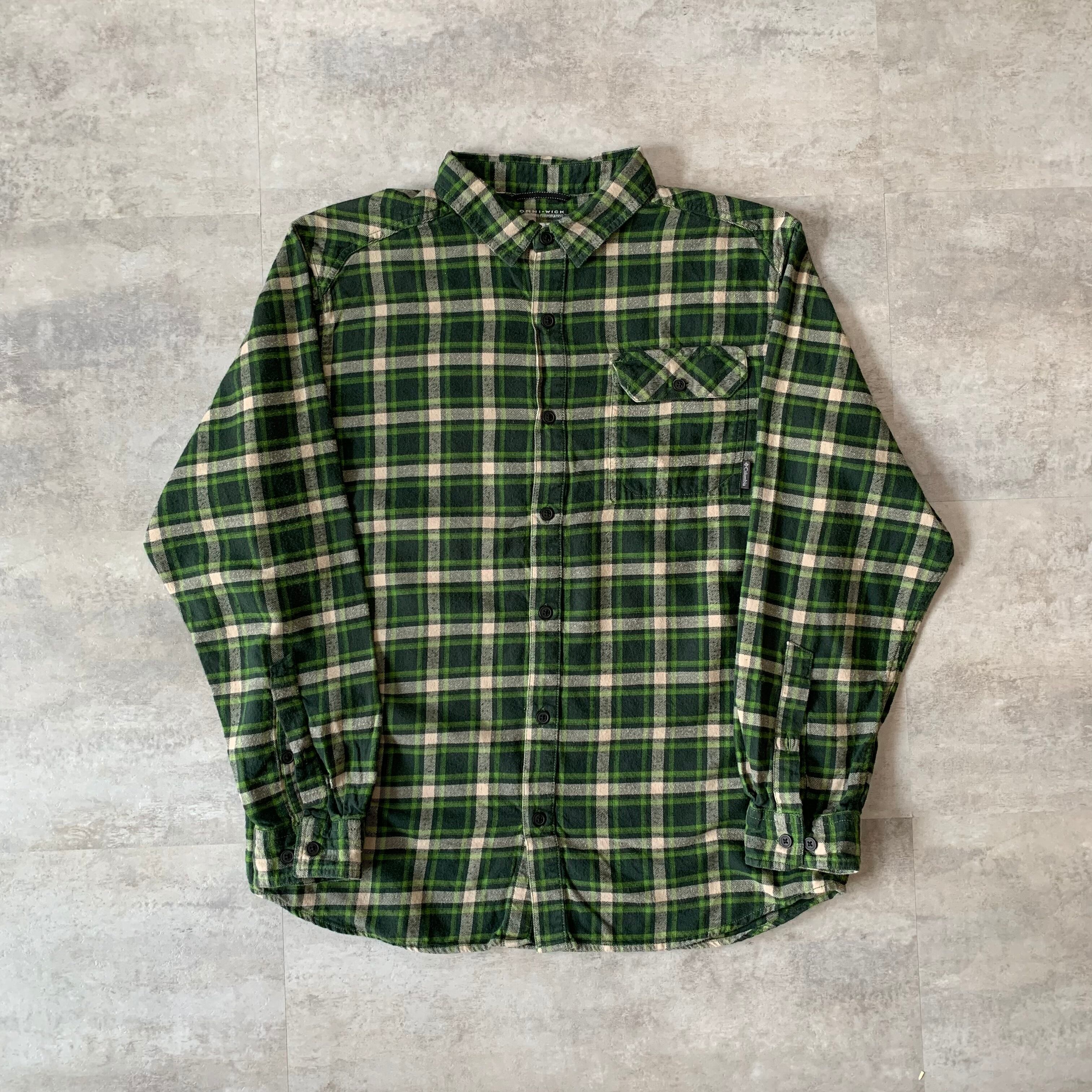 Columbia コロンビア 長袖シャツ チェックシャツ