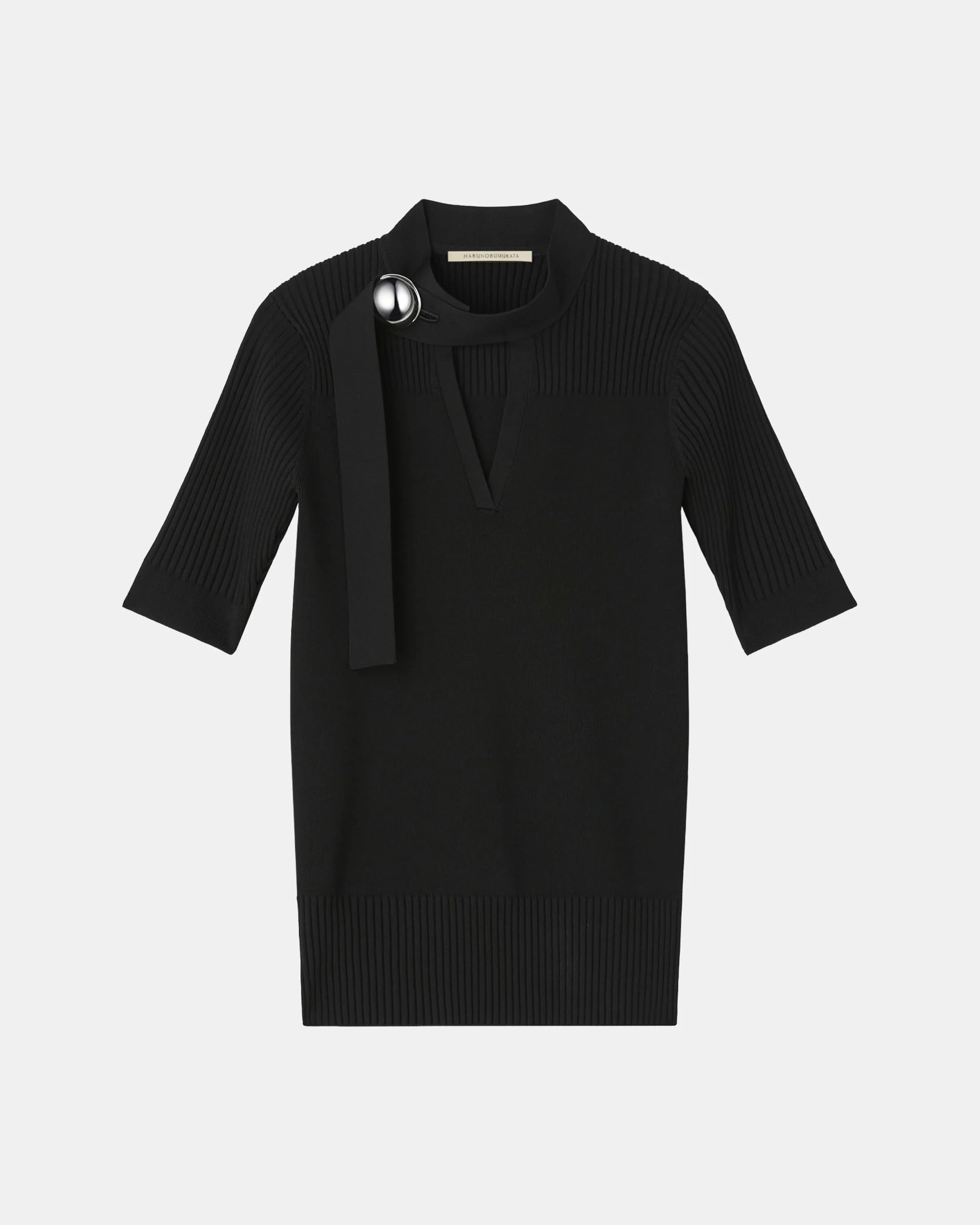 HARUNOBUMURATA】IRENA – SMOOTH KNIT BUTTON TOP | idealclasse