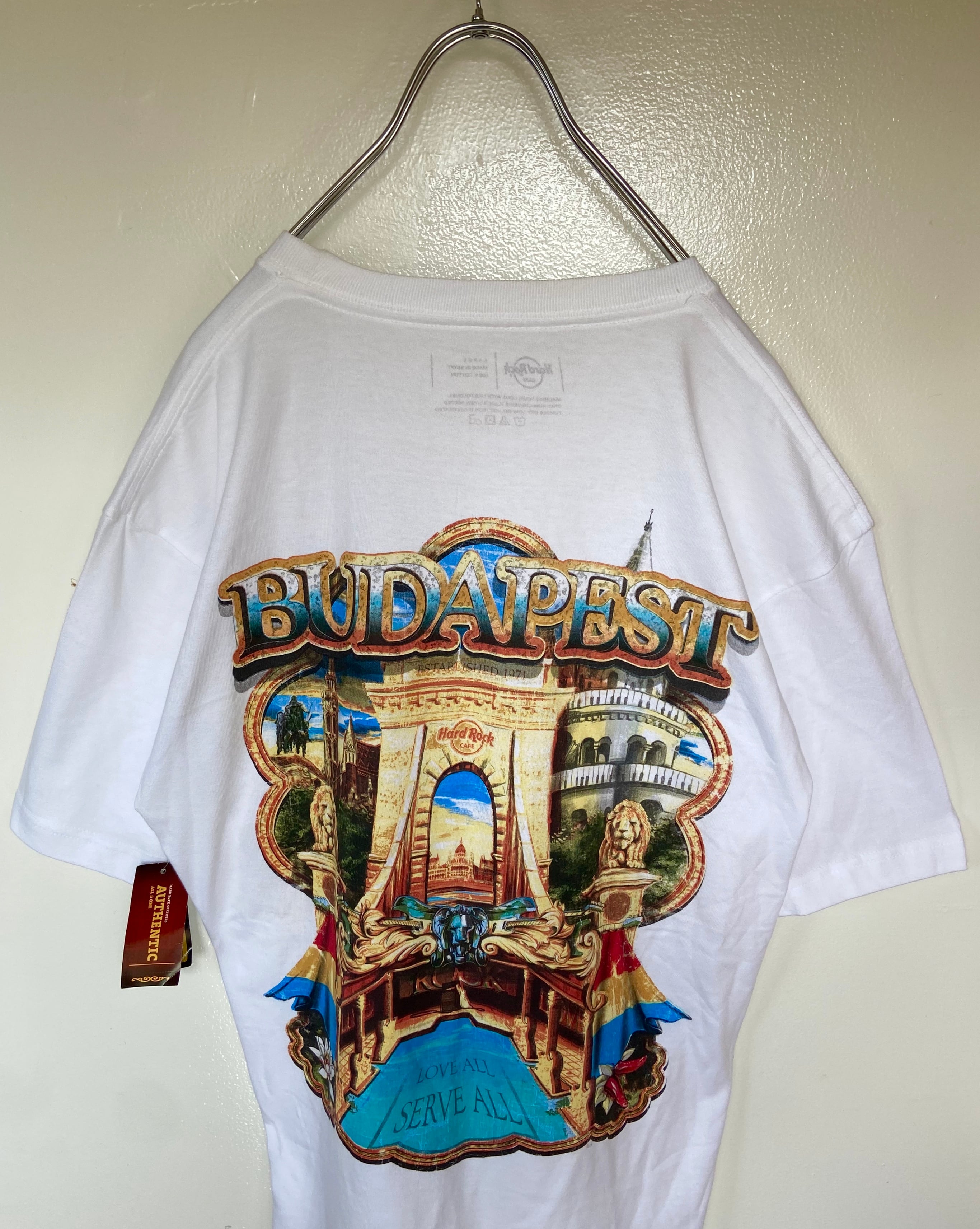 新品 Hard Rock Cafe/ハードロックカフェ 両面ロゴ Tシャツ オーバーサイズ　デッドストック品