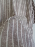 1960’s Vintage USA J.C.Penney Nep Stripe Button-Up Shirt／L