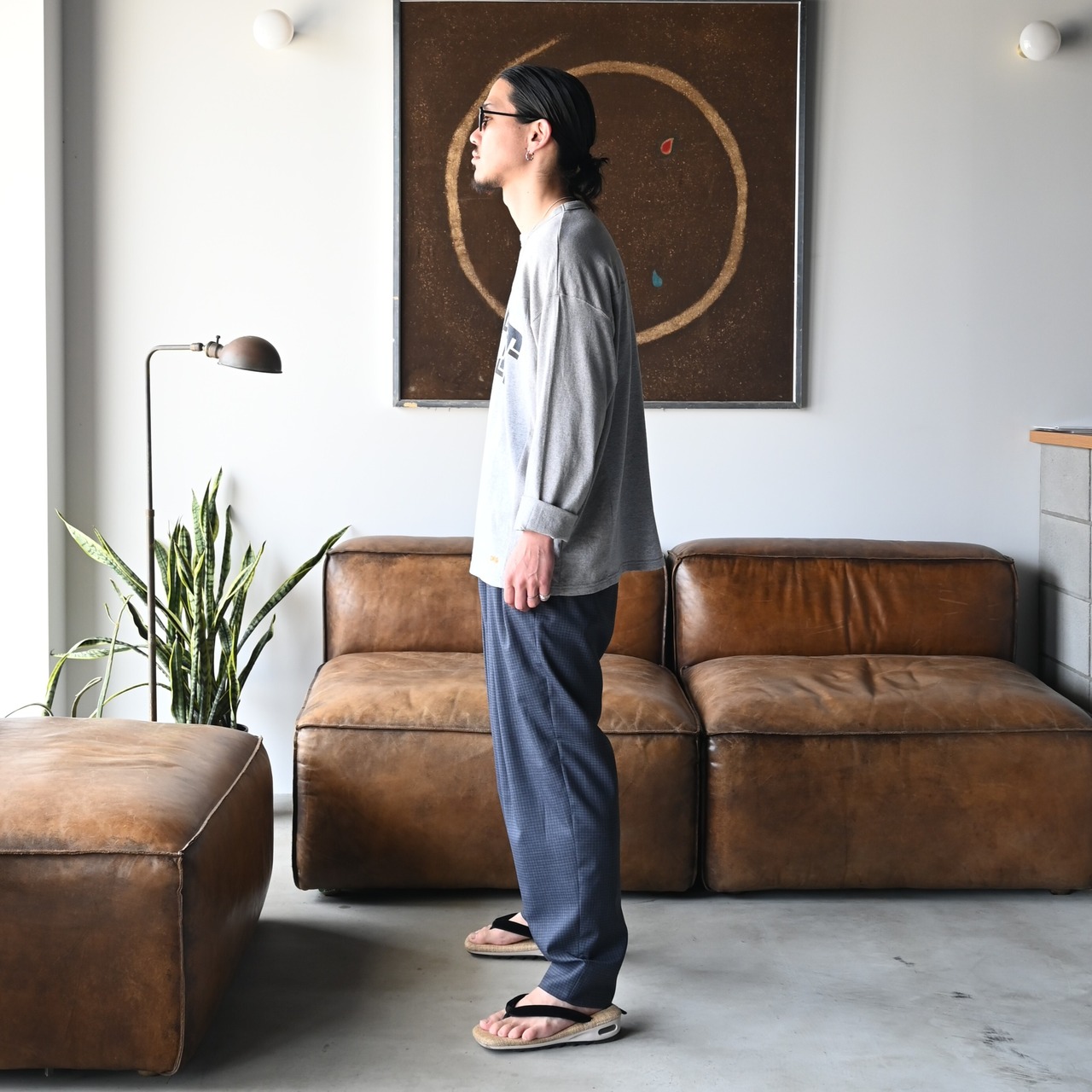 CHANGES / FOOTBALL L/S TEE GRY　スタイル