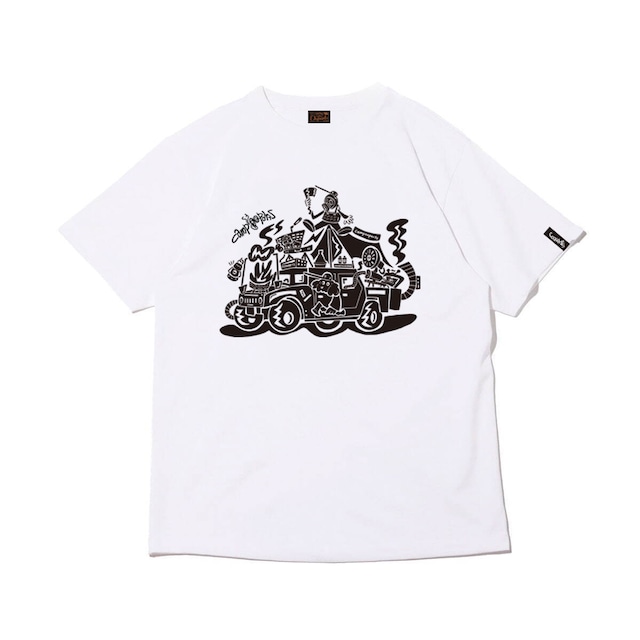 OOPARTS×cillman024　OP Battar Jr Tシャツ　ブラックロゴ