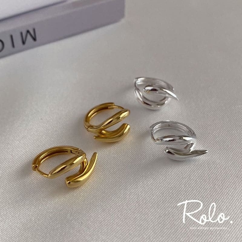 衣装協力】ニュアンスダブルピアス シルバー925 | Roloshop BASE店