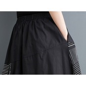 切り替え柄 アシンメトリー スカート 00130