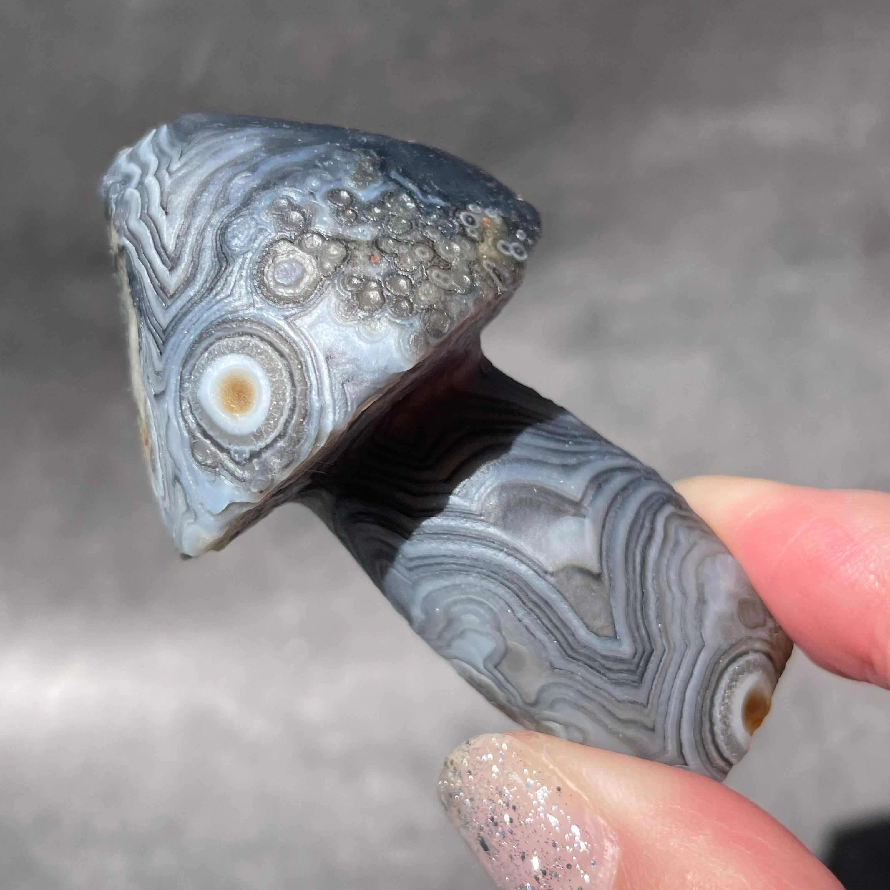 Gobi Agate ゴビアゲート|Mushroom きのこ|天然石 パワーストーン 鉱物 gem stone