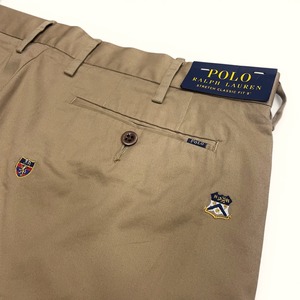 【新品】Polo Ralph Laure ポロラルフローレン エンブレム刺繍 ストレッチチノショーツ ショートパンツ 【SPT-POLO-012】