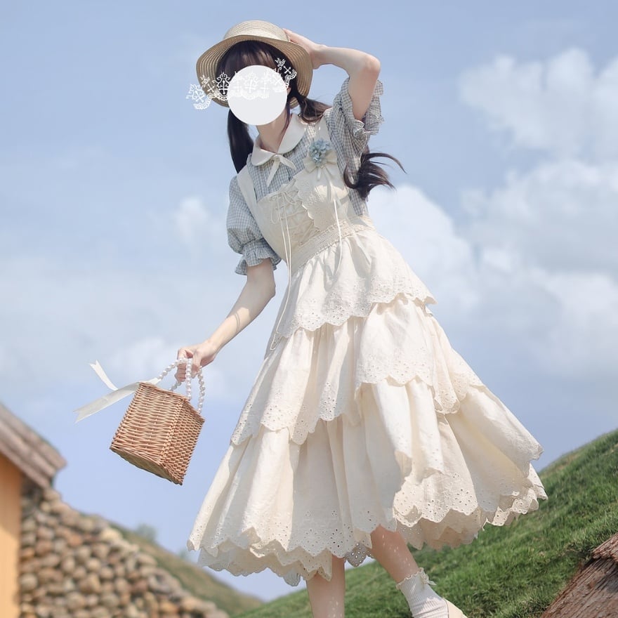 ロリータファッション フレンチガーリーワンピースセット | ロリィタ