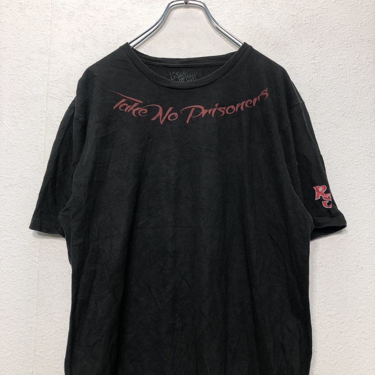 ROGUE SOIL 半袖 プリントTシャツ Lサイズ 黒 ブラック 古着卸