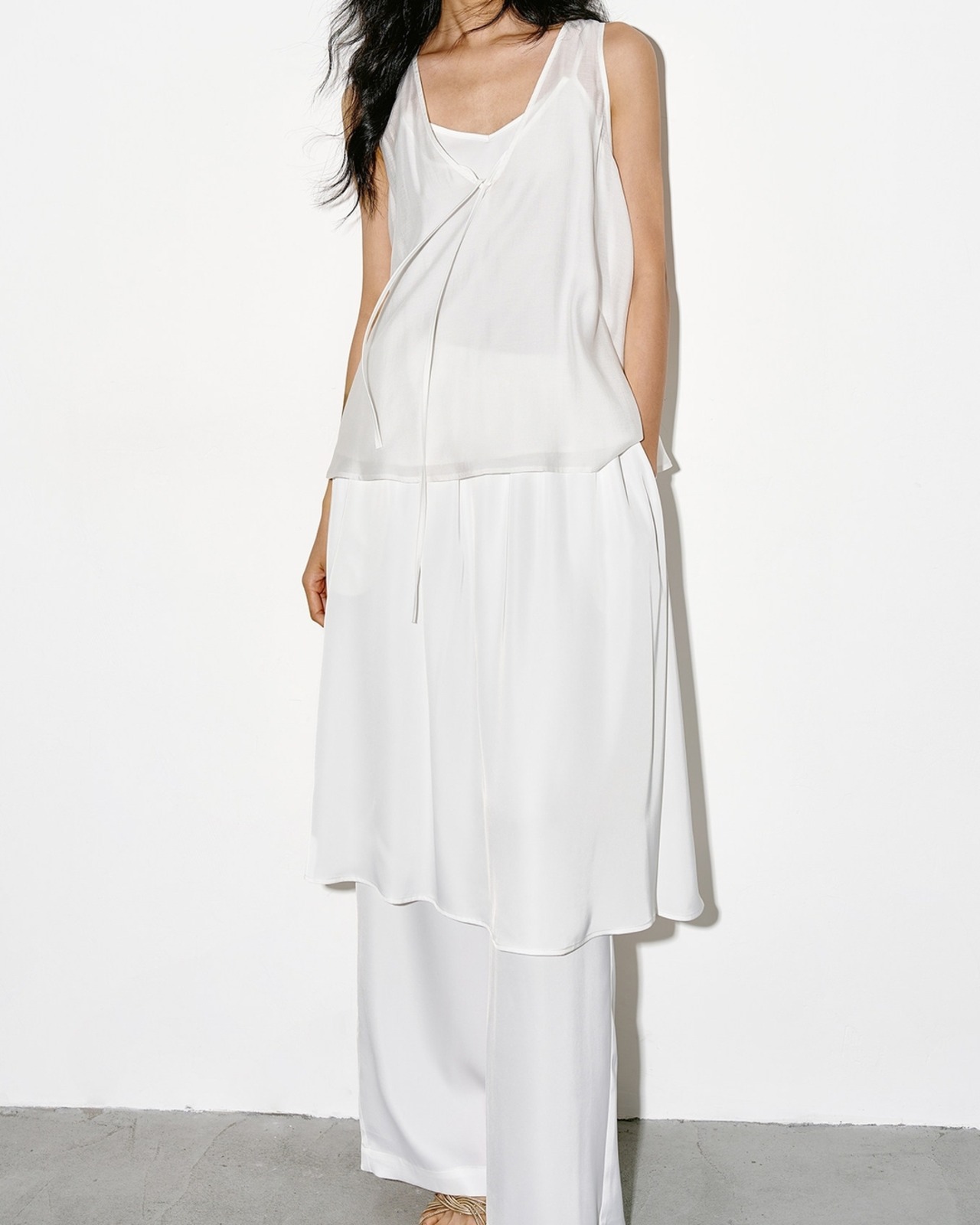 Wide leg pants & skirt L0181