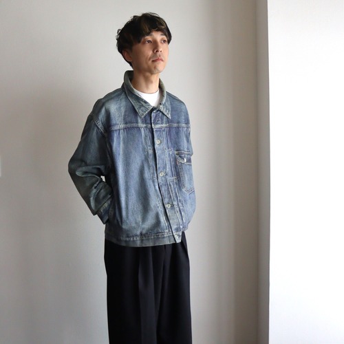 TOLQ " Trompe l'oeil Denim Jacket "