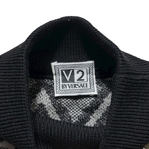 vintage V2 by VERSACE mock neck sweater