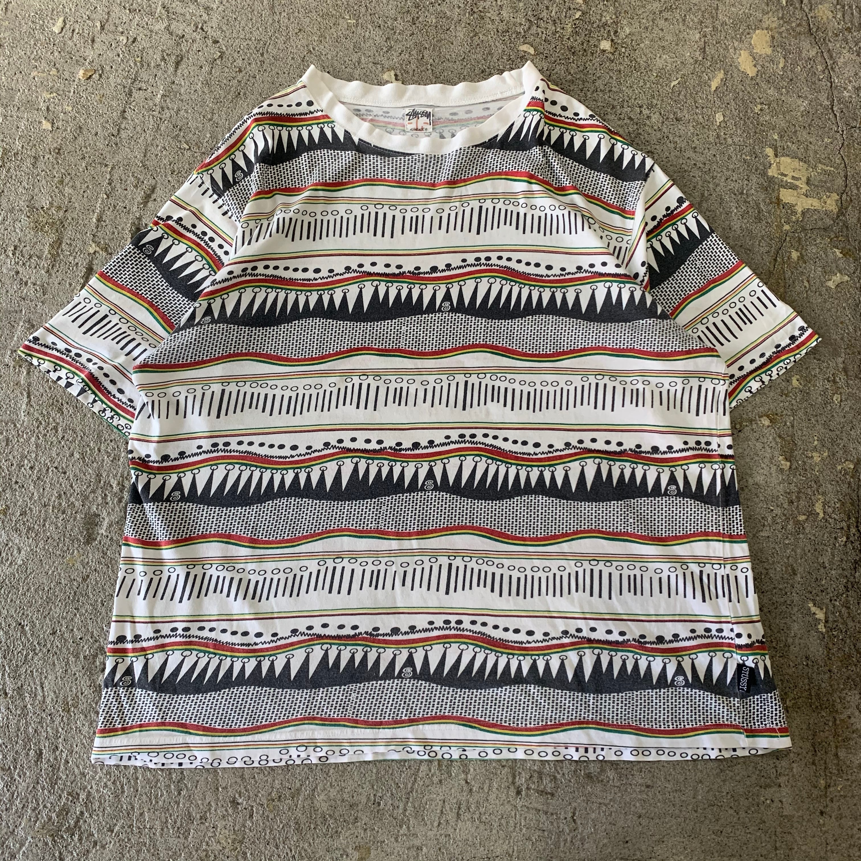 00s stussy border T-shirt | What
