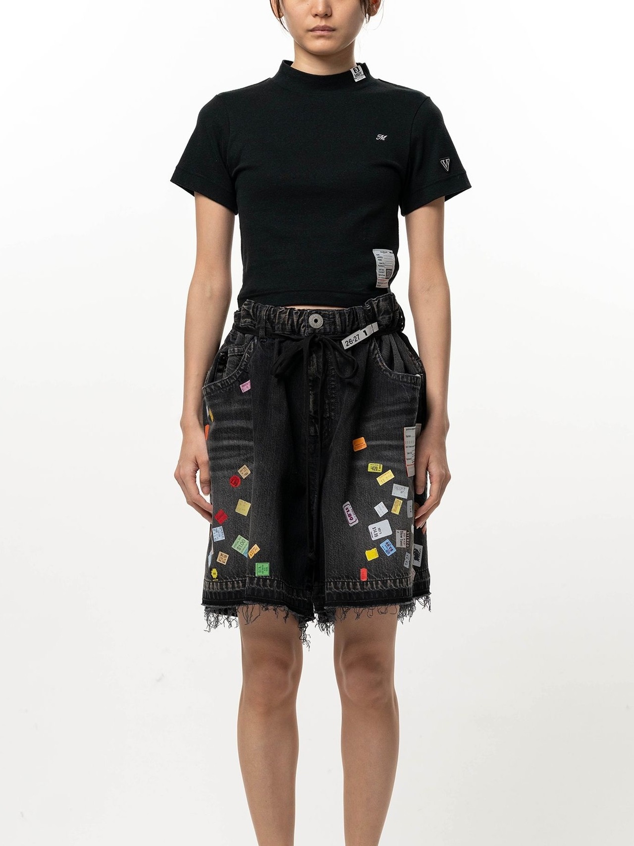 【26AW】Maison MIHARA YASUHIRO ミハラヤスヒロ / トップス / Mock Neck Cropped Short Sleeve T-shirt - 7