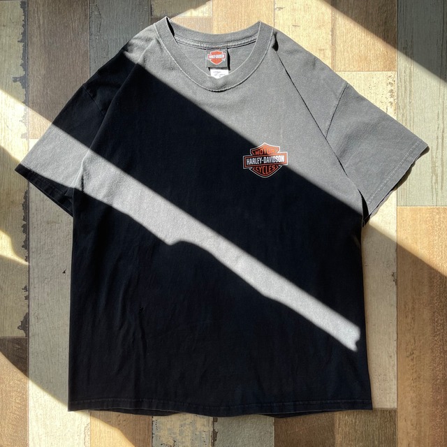 HARLEY DAVIDSON 黒 ホイールタイヤ&ファイヤーモチーフ