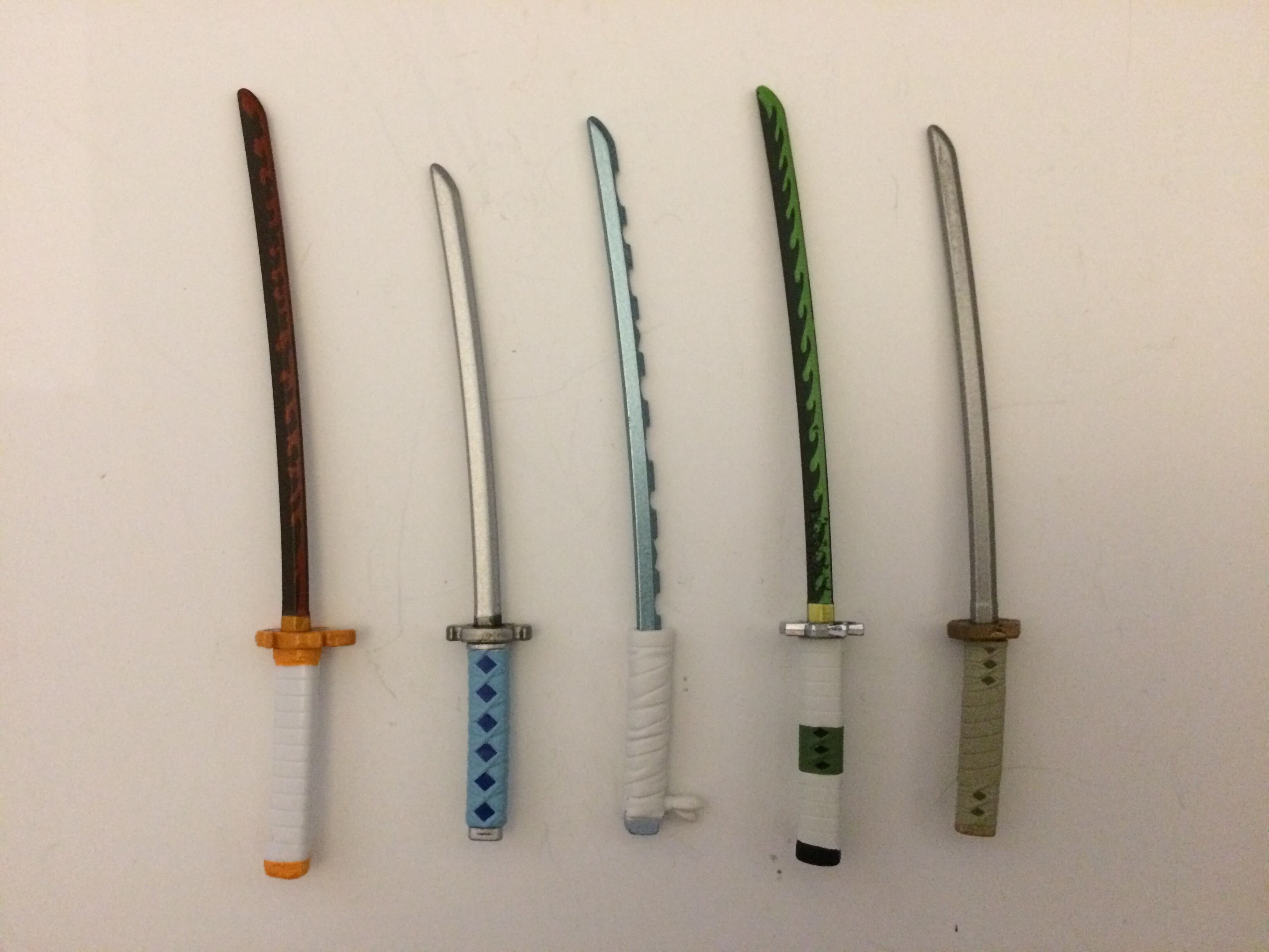 鬼滅の刃 日輪刀ダイキャストコレクション 弐ノ型 全5種セット 煉獄 炭治郎 伊之助 不死川 錆兎 3dファイルシリーズ カプセルトイ ガチャガチャ きめつのやいば Handmade 詩 マスク かわいいもの てづくり