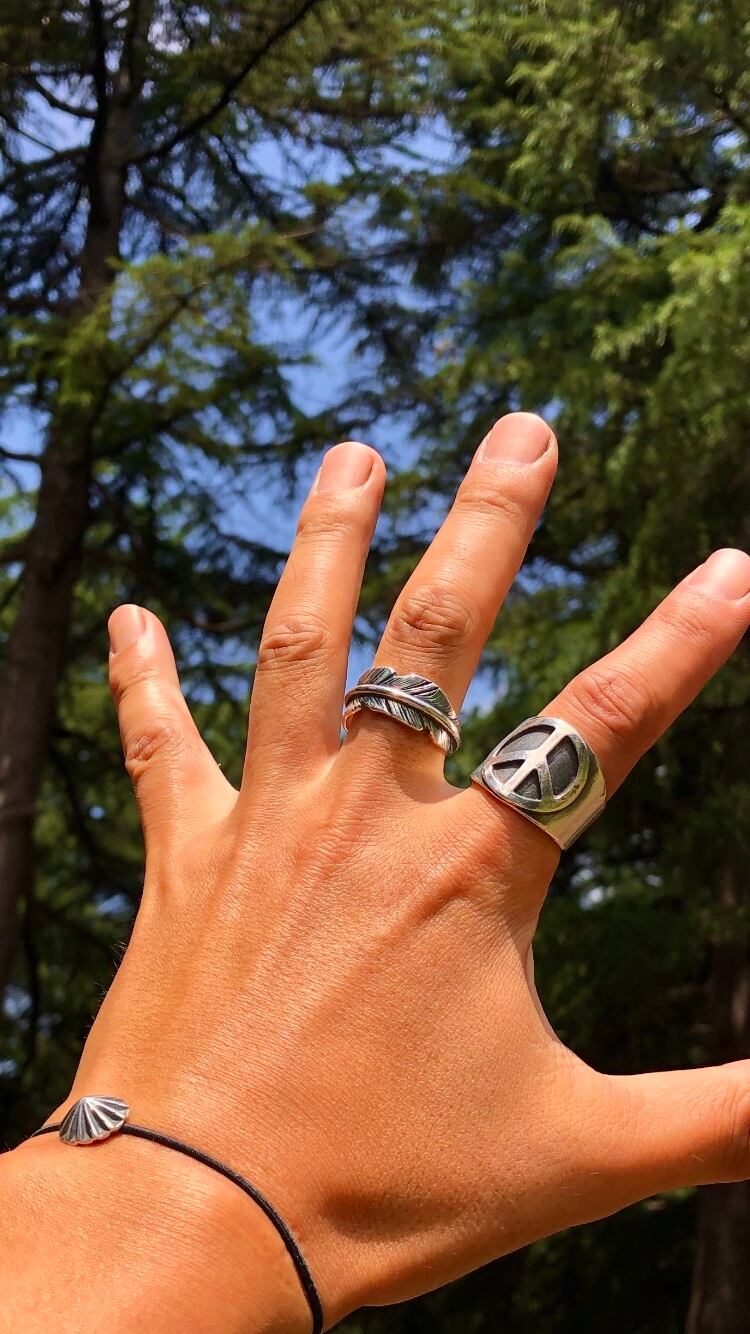 FEATHER RING M/BELIEVEINMIRACLE フェザーリング エム FEATHER RING M/BELIEVEINMIRACLE フェザーリング エム
