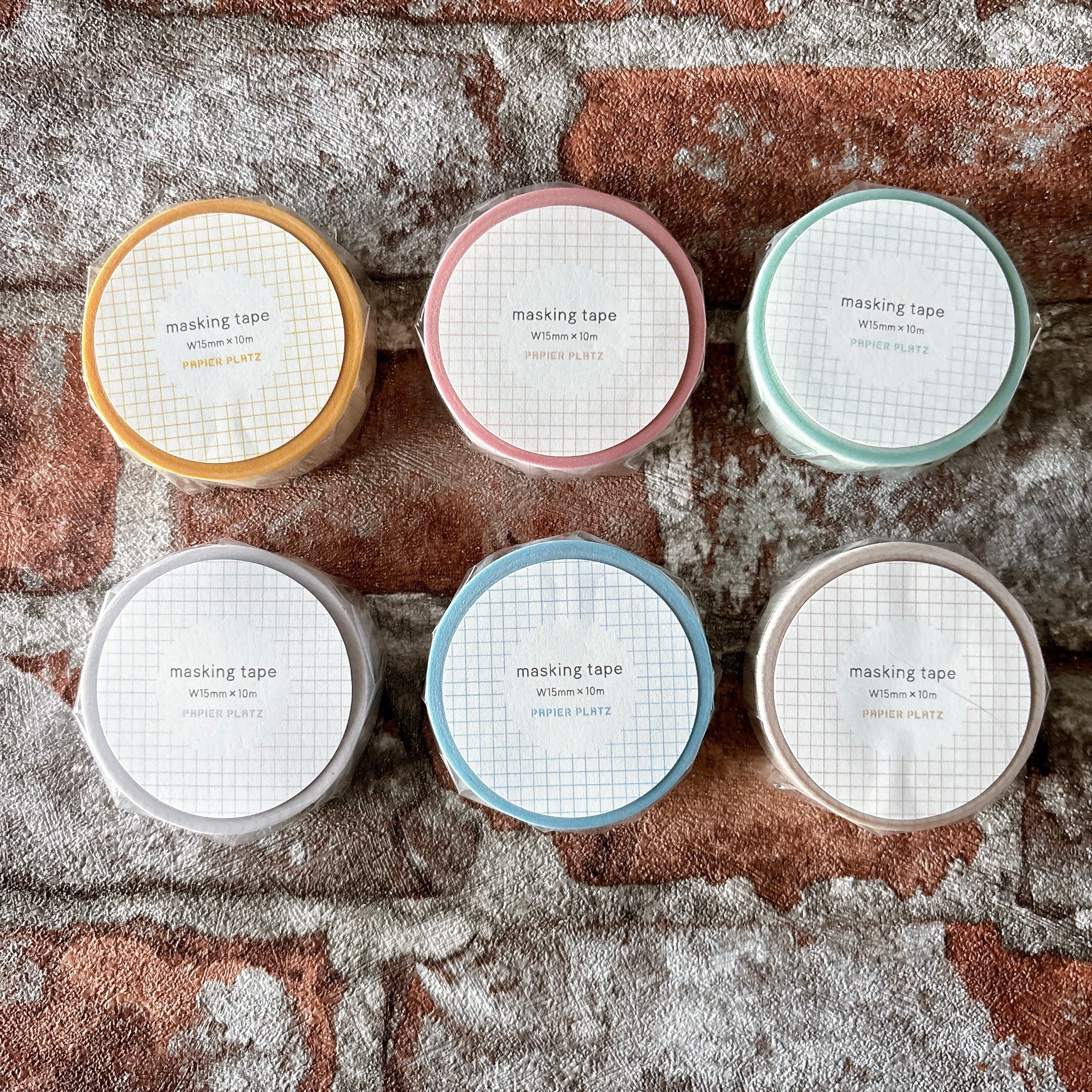 spicaの庭 マスキングテープ【でんぐり返り】15mm 7メートル | penpen