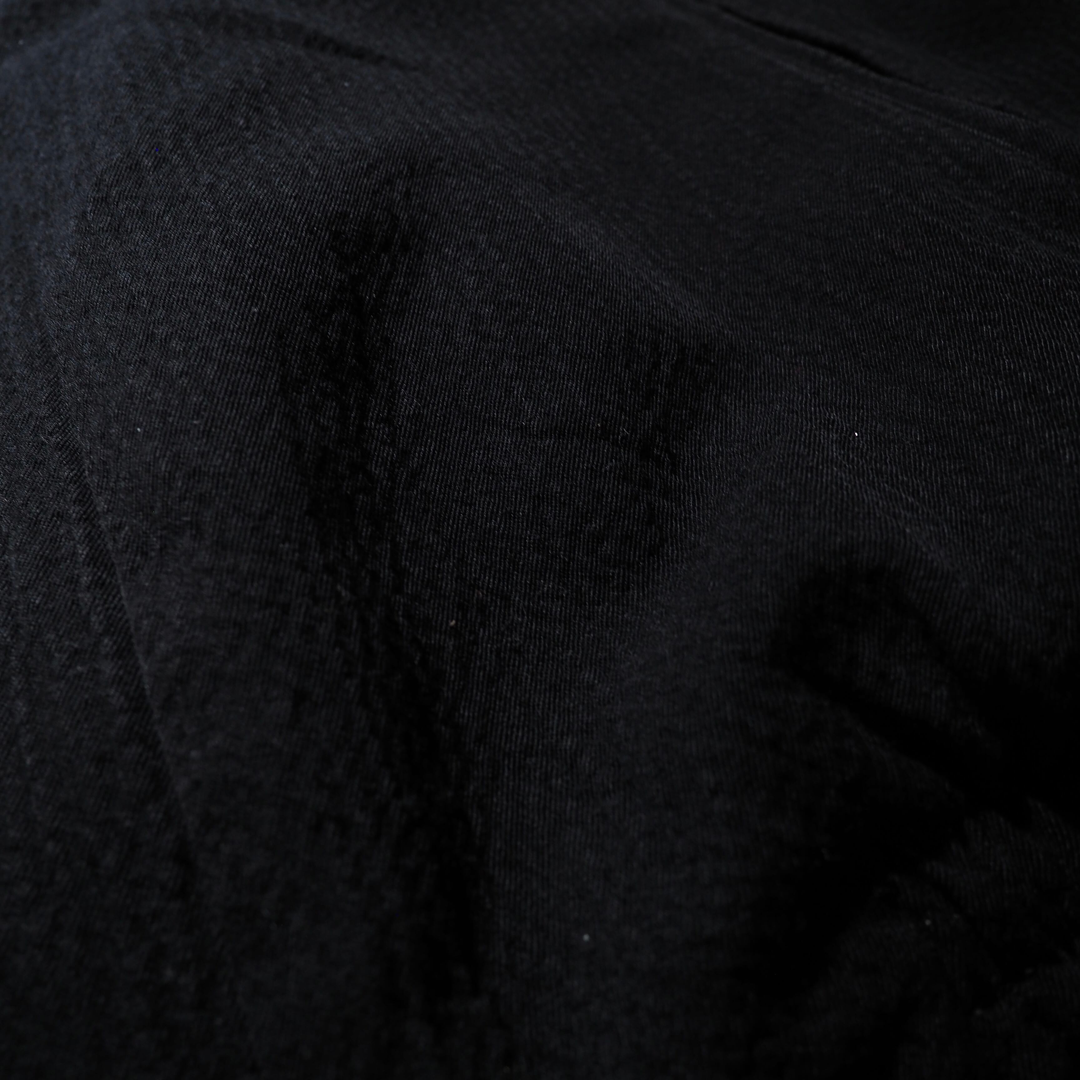 1990s Black mode Deformation silhouette vintage jacket blouson (made in France)