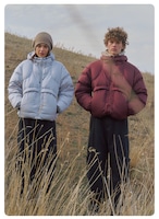 NORYBRAND Hooded Puffy Down Jacket