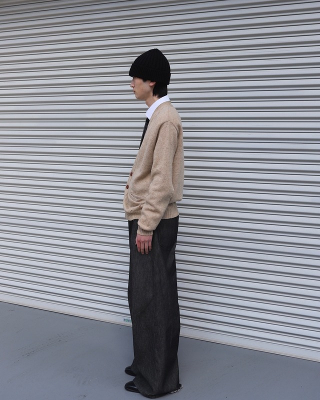 short length clash cardigan