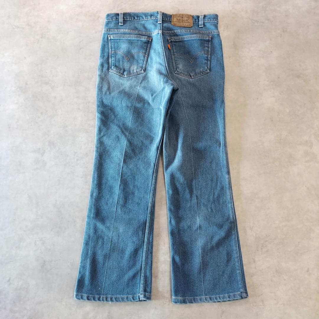 リーバイス517 Levis W36 ブルーデニム 青 フレア 古着 15746 リーバイス517 Levis W36 ブルーデニム 青 フレア 古着 15746