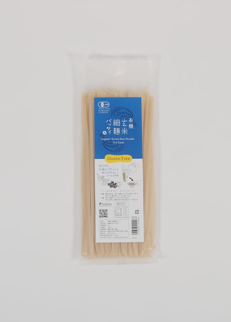 Yum　玄米細麺パッタイ｜150g｜グルテンフリー｜Yum　おすすめ良品！　三宅商店　｜世界をつくるお買い物｜