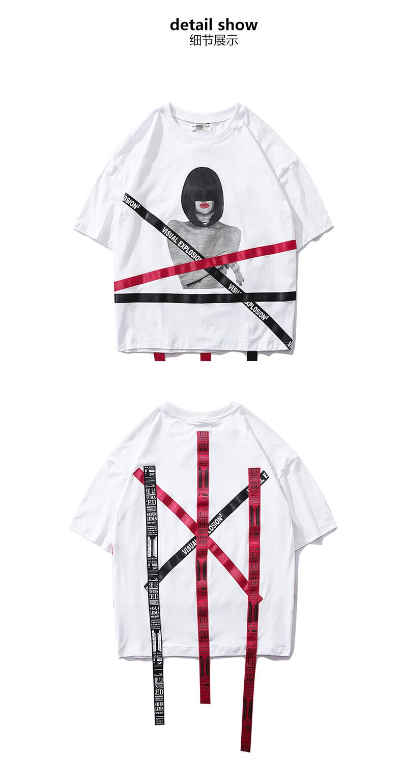 全2色 Tシャツ カットソー プリント カジュアル ユニセックス