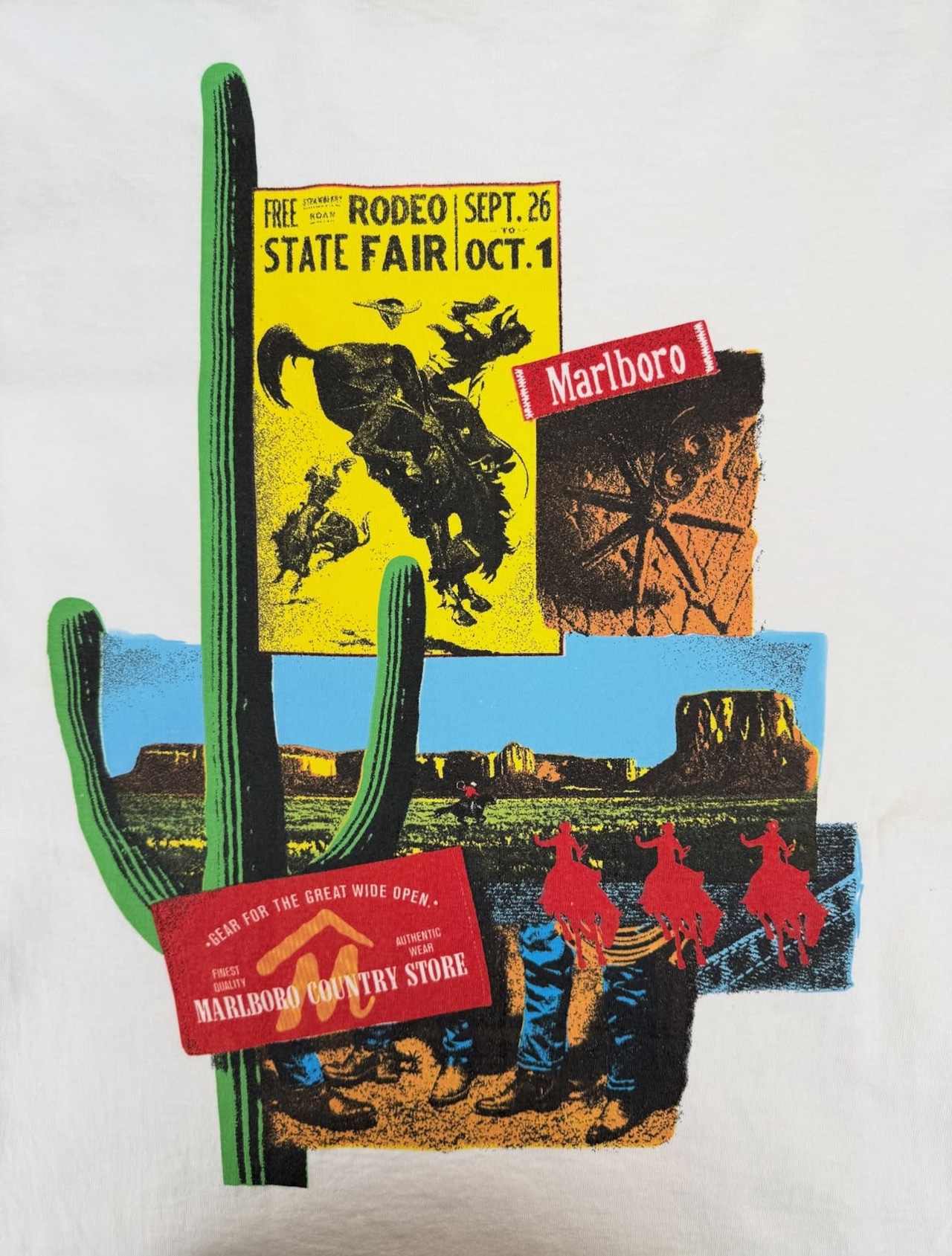 90s Marlboro CACTUS RODEO COUNTRY DELTA made in usa・画像3