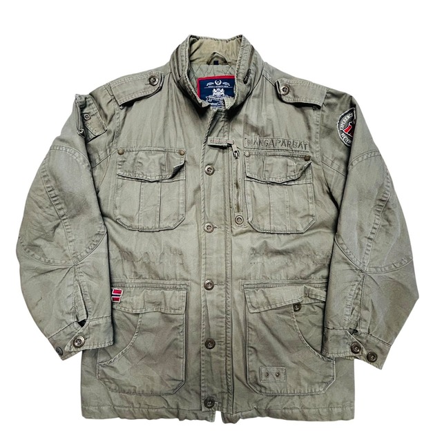 NANGAPARBAT【刺繍キルティング ミリタリージャケット】ワッペン 激レア