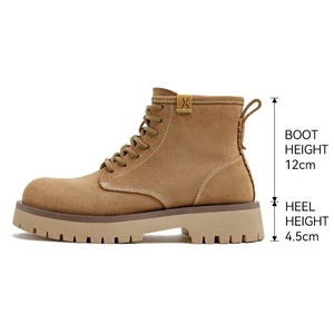 Cow Suede High-Top Ankle Boots / カウ スエード ハイトップ アンクル ブーツ