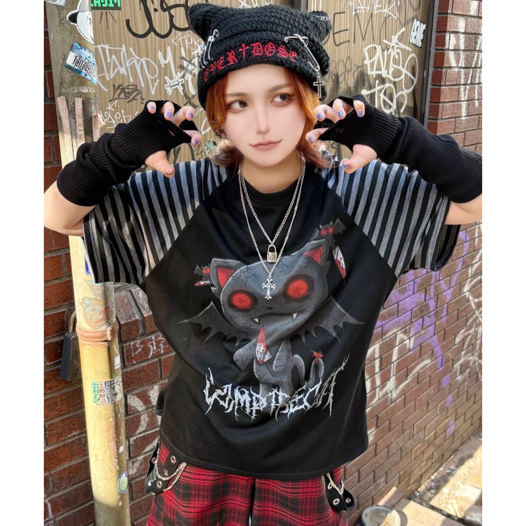 新作】VampireCatラグランTシャツ | VOLCAN&APHRODITE 公式通販