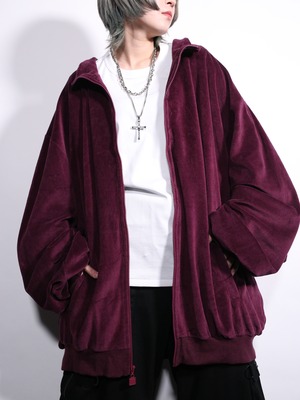 "KING SIZE" XXXL super over silhouette velours jacket