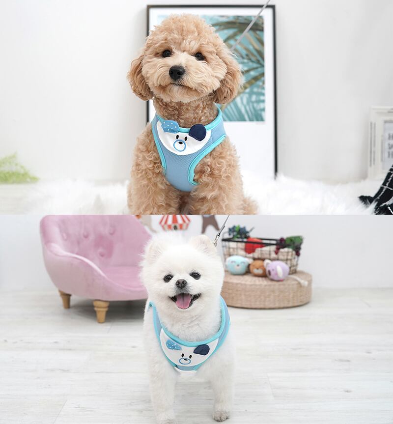 友達ハーネス&リードセット 2color / 犬 犬用 ハーネス 小型犬 中型犬 ドッグウェア ペット用品 胴輪 犬用リュック