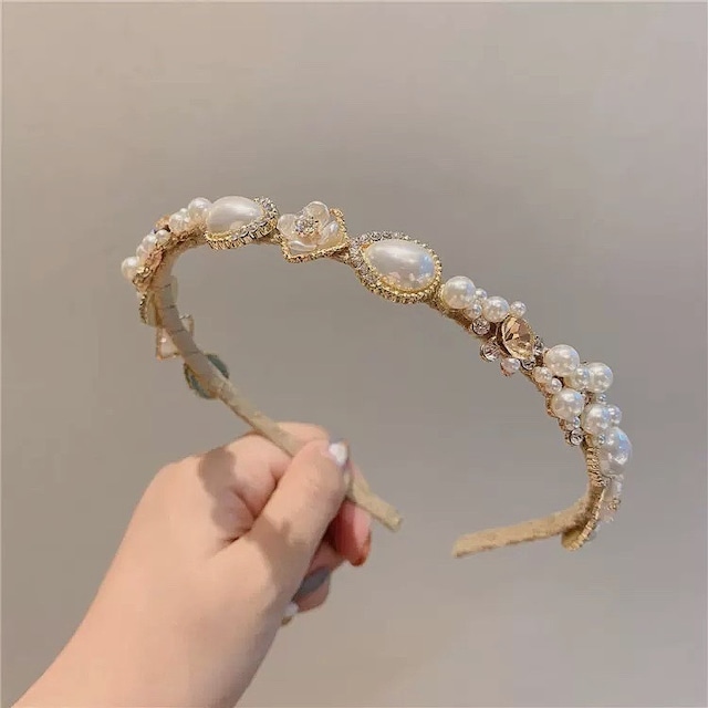 flower bijou hair band