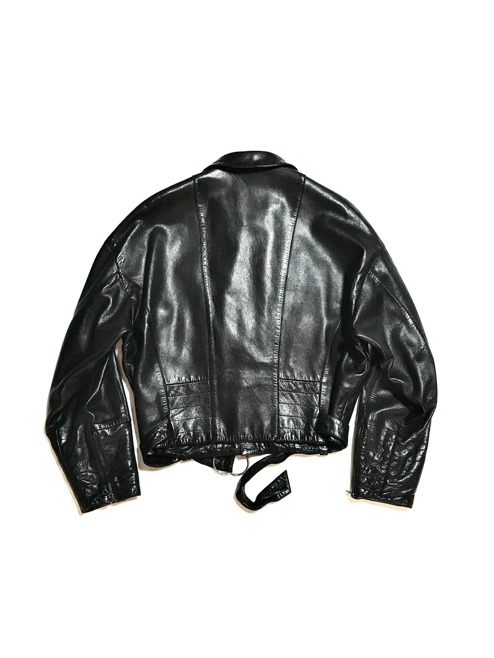 c1980's CLAUDE MONTANA pour IDEAL CUIR Full-Zip Lamb Leather c1980's CLAUDE MONTANA pour IDEAL CUIR Full-Zip Lamb Leather