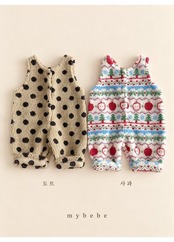 韓国子供服 / 26winter / my bebe / ボアジャンプスーツ / ベビー / 冬服 *S~M*