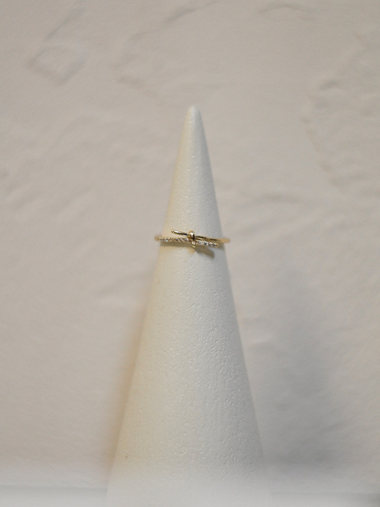 Knot Stone Ring / GOLD - 1