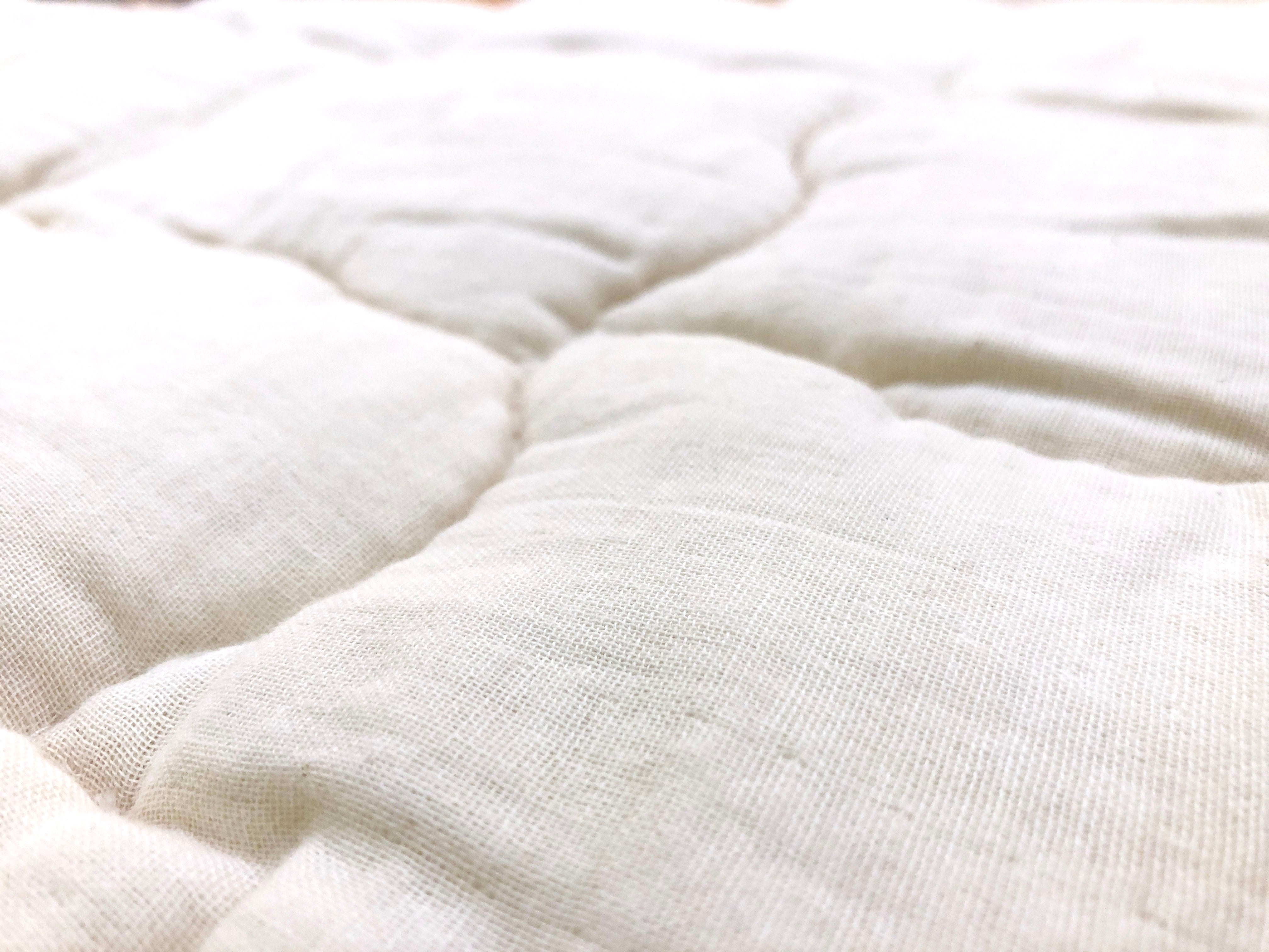 羊毛敷パット【二重ガーゼ】【英国ウール】【オリジナル】【年中使える