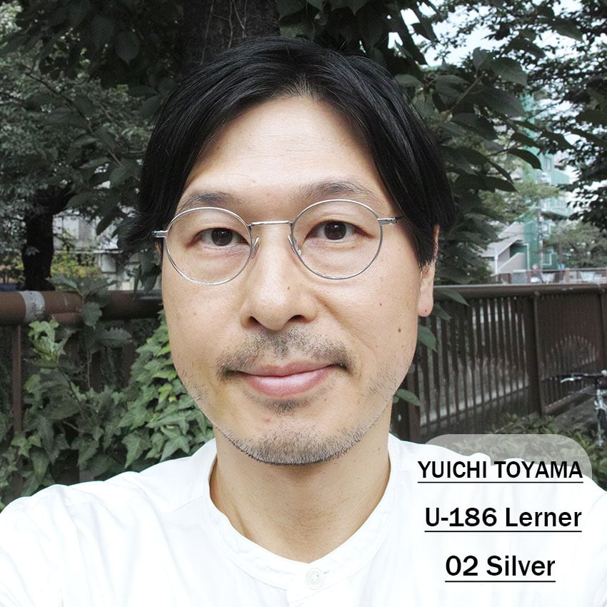 YUICHI TOYAMA / U-186 Lerner / 02 Silver シルバー ラウンド 丸