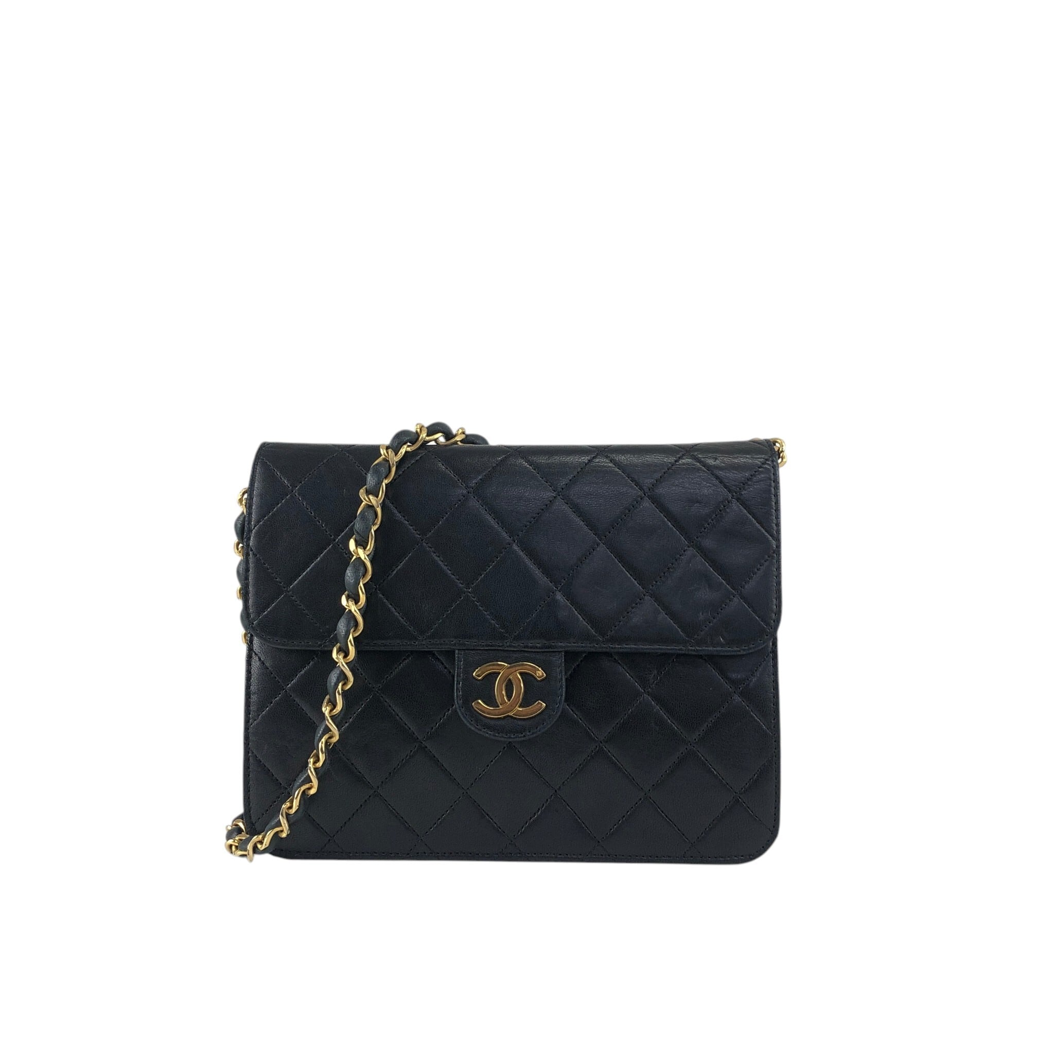 CHANEL オールドシャネル マトラッセ バッグ 黒 ヴィンテージ品 現状品 CHANEL シャネル マトラッセ ショルダーバッグ ブラック ココマーク