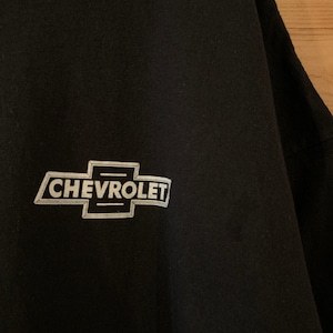 【CHEVROLET】シボレー バックプリント ワンポイント アドバタイジングTシャツ 車 アメリカ古着