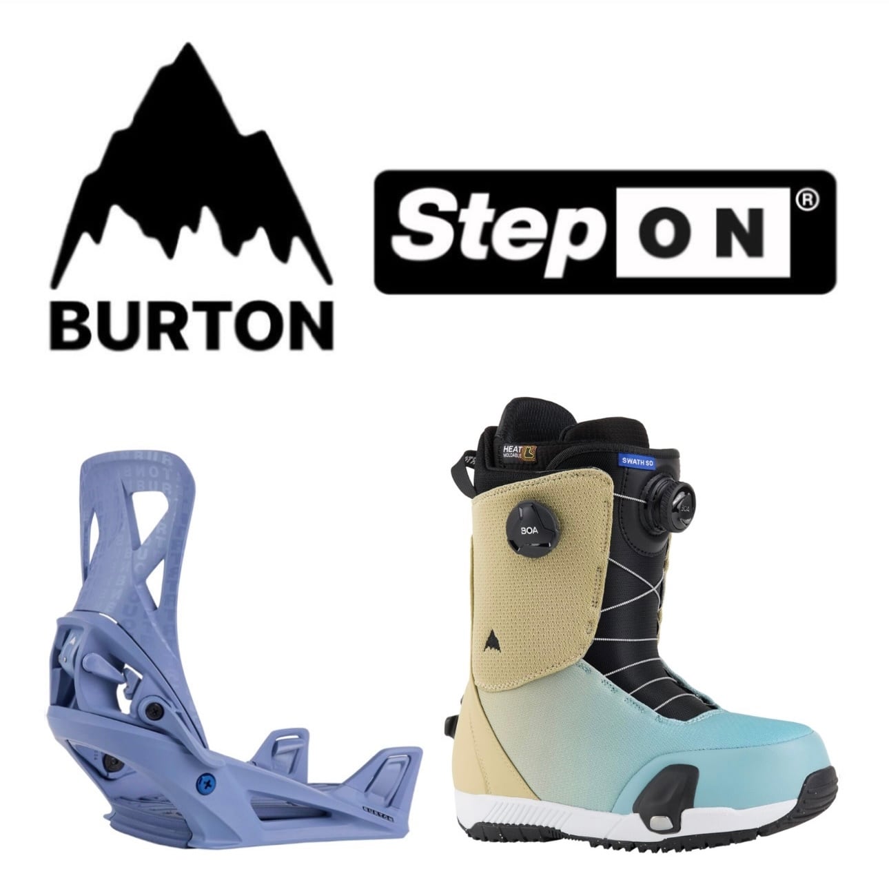 Burton Step on 22〜23年モデル　ブーツ、ビンディングセット