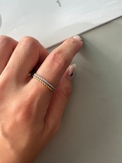 spiral twist ring