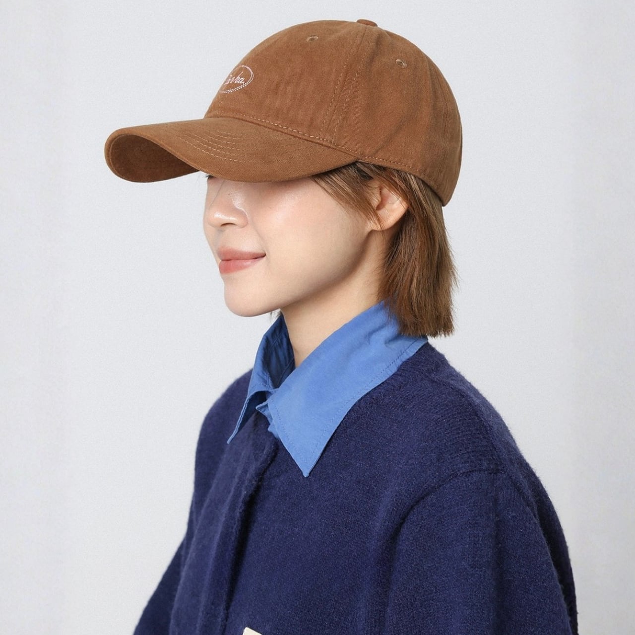 ロゴ刺繍カジュアルキャップ C00897