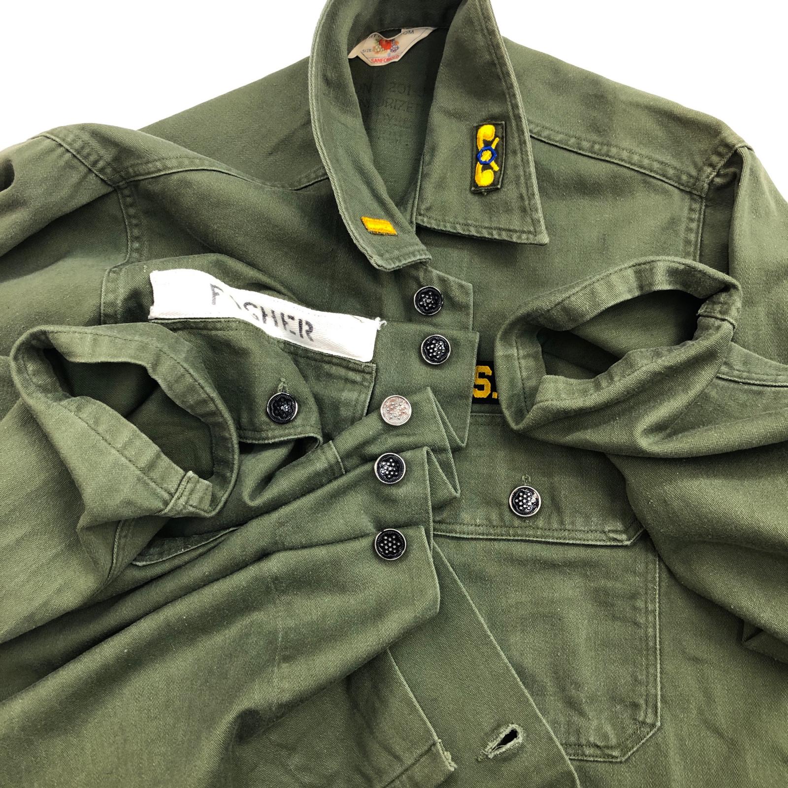 40〜50年代 US ARMY ユーティリティシャツ Sサイズ 40〜50年代 US ARMY ユーティリティシャツ Sサイズ