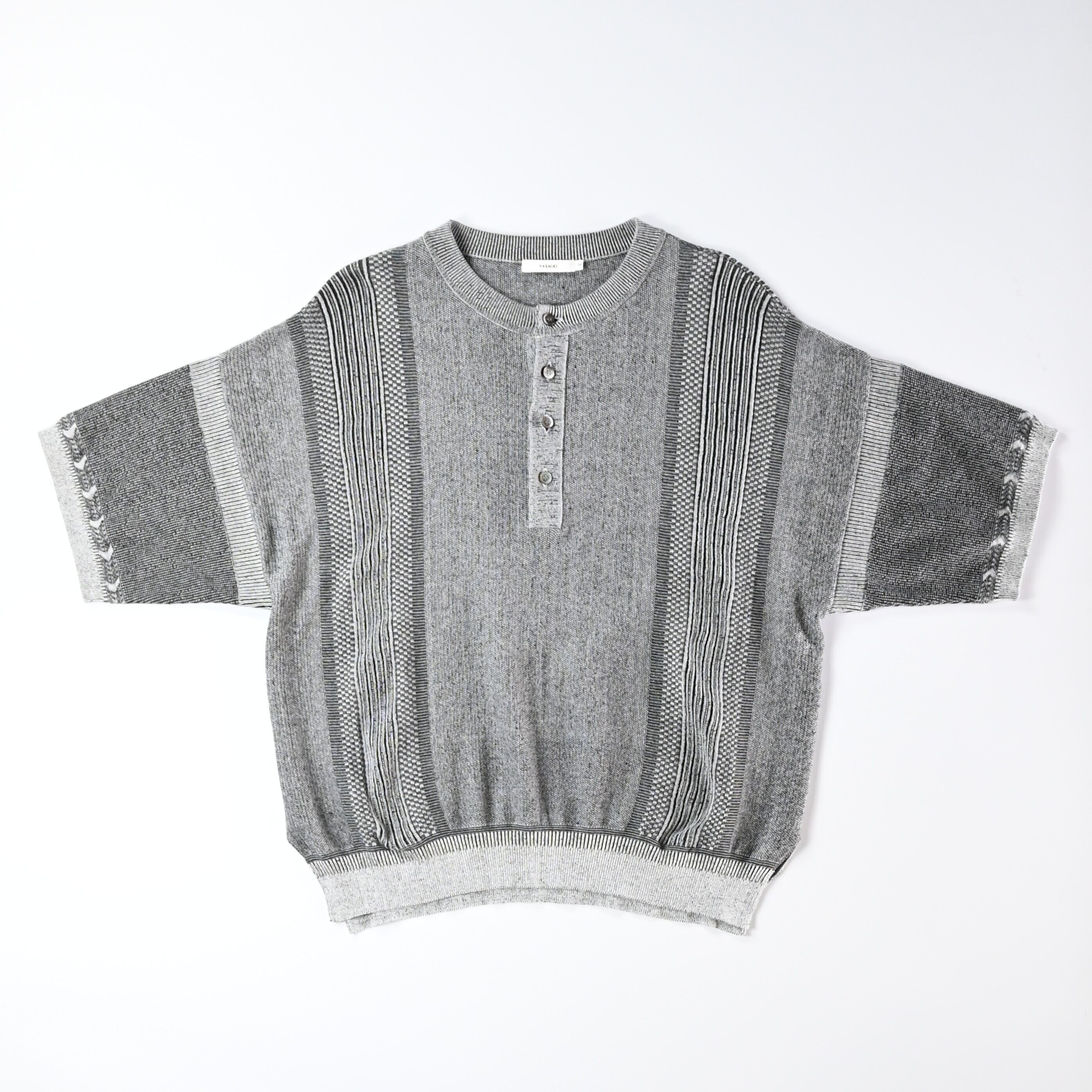 YASHIKI / Ryokufu Henley Knit | GANKO