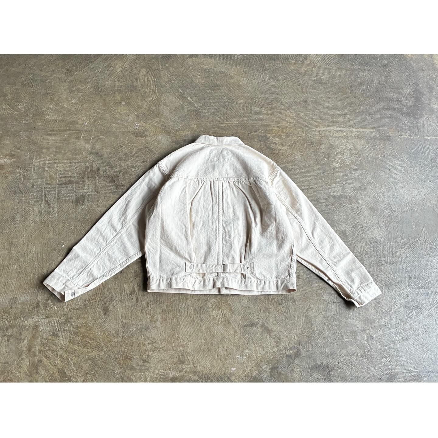 orSlow(オアスロウ) Type1 40's Pleated Front Blouse Kinari