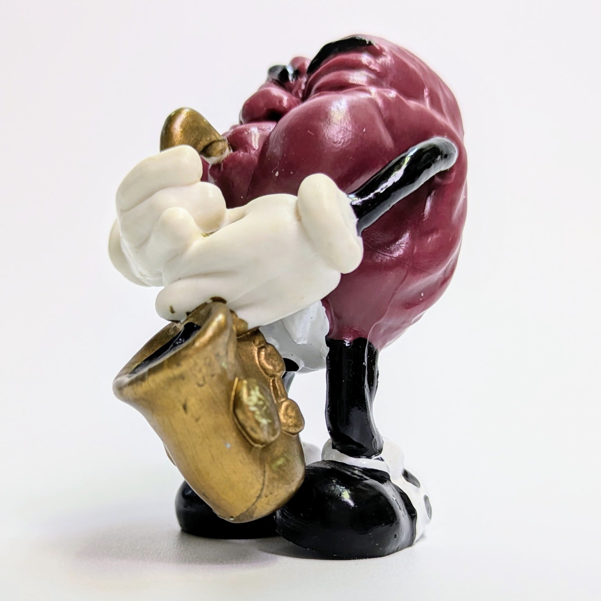 ☆ VINTAGE ☆ 1987年製【California Raisins(カリフォルニアレーズン)】 Saxophone Player PVC フィギュア ビンテージトイ 〚アメリカン雑貨 アメトイ〛