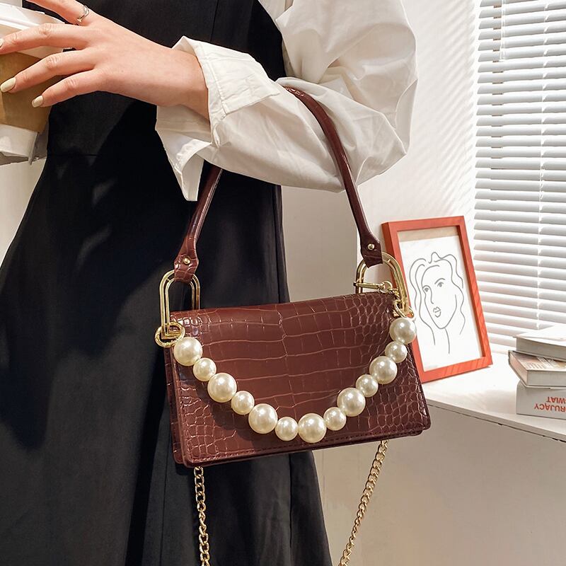 スタイルパールチェーン 真珠 スクウェア Tiancai_Wing_Bag80216927498