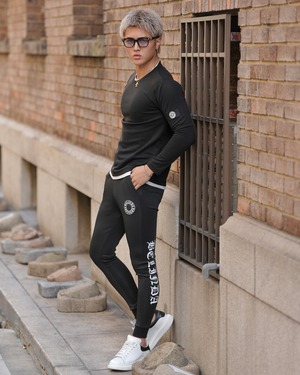 BELINDA STRETCH LAYERED SHIRT【BEL-M-012】